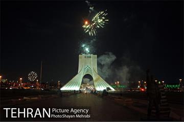 نور افشانی آسمان تهران به مناسب عید سعید فطر 13