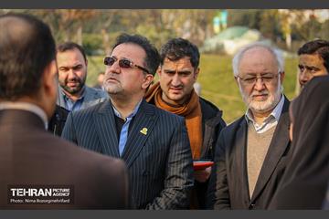 مراسم رونمایی از سازه حجمی عروج 22