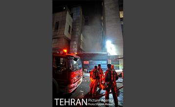 آتش سوزی در ساختمان برق حرارتی 30