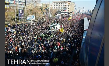 آیین تشییع «سردار قاسم سلیمانی» -3 42