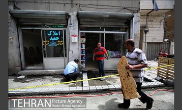 سنگ فرش شدن محله امام زاده یحیی 9