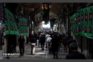 تاسوعای حسینی در بازار تهران 1