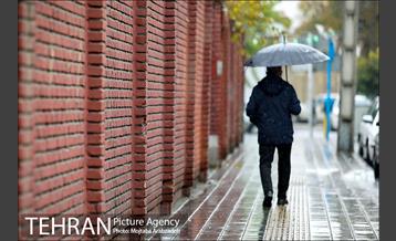 بارش باران پاییزی در تهران 17