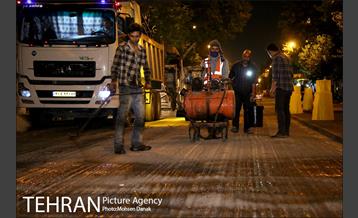 توزیع 5 هزار تن آسفالت در معابر منطقه دوازده 7