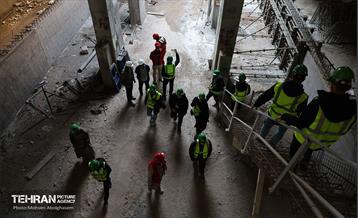 بازدید دانشجویان از پروژه ایستگاه مترو تختی 7