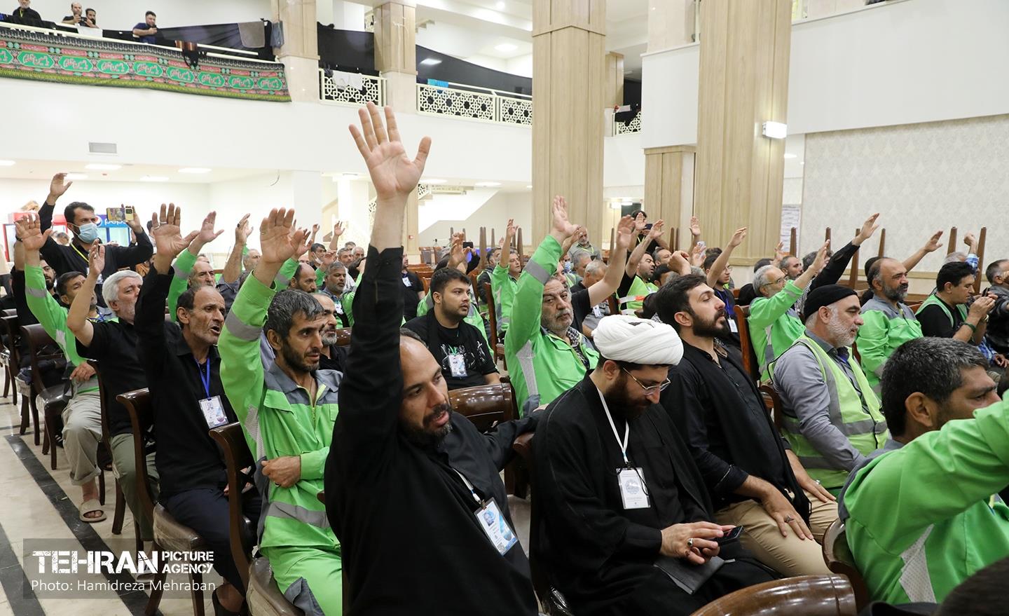 محفل قرآنی شهرداری تهران در نجف اشرف 3