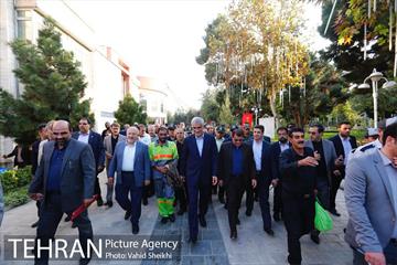 مراسم اعزام کاروان خادم الحسین (ع) شهرداری تهران به عتبات عالیات با حضور شهردار تهران 13