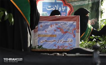 مراسم تشییع شهیده فائزه رحیمی 14