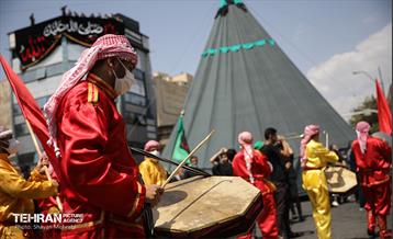 خیمه سوزان ظهر عاشورا در چهار راه گلوبندک  21