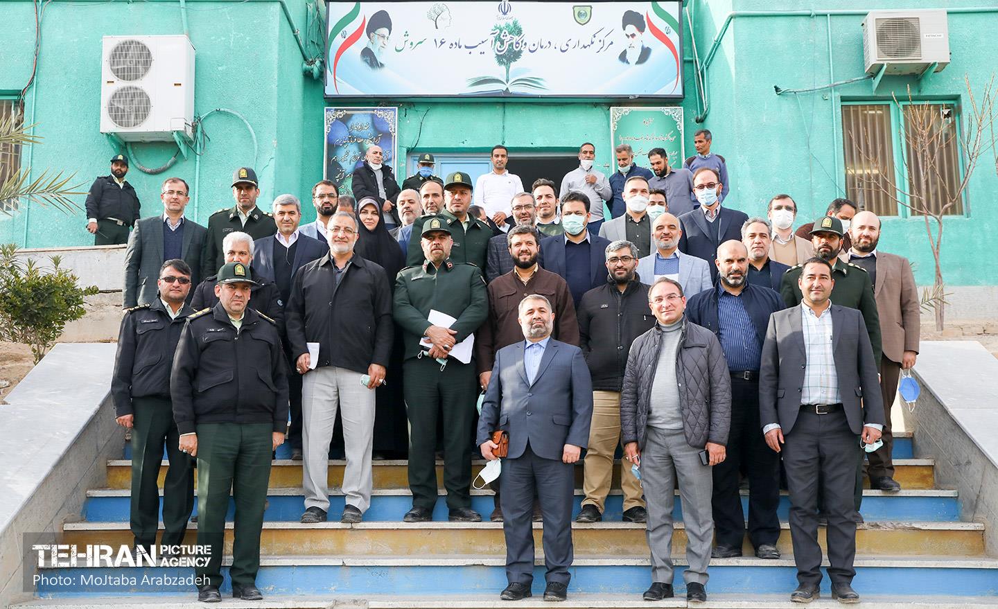 بازدیدشهردار تهران از مرکز ماده ۱۶ سروش 38