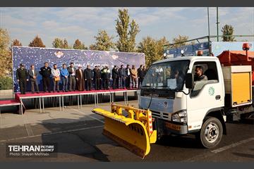 رزمایش زمستانه مشترک شهرداری تهران و پلیس راهور 19