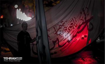 عزاداری شب عاشورا در میدان منیریه  11