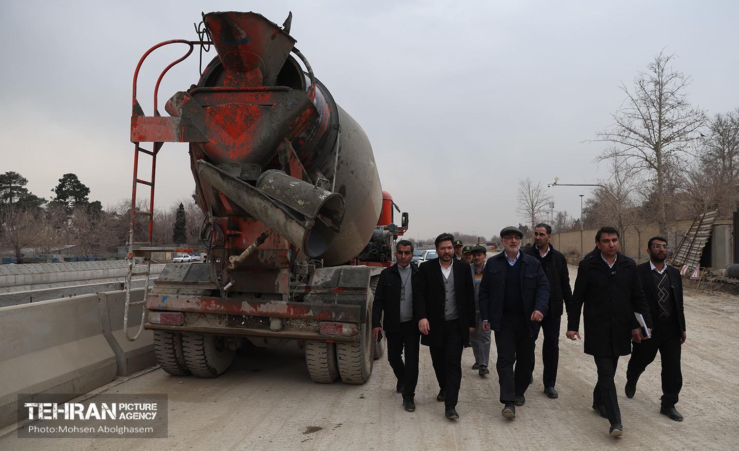 بازدید شهردار تهران از پروژه بزرگراه یادگار امام(ره) 23