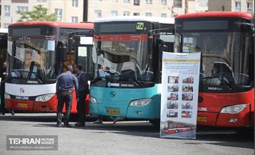 بازدید اصحاب رسانه از منطقه ۵ شرکت واحد اتوبوسرانی 19