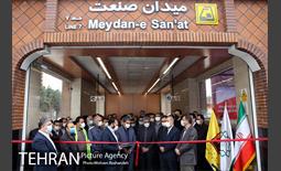 افتتاح همزمان ورودی های ۲ ایستگاه میدان صنعت و بزرگراه بسیج در خط ۷ مترو 14