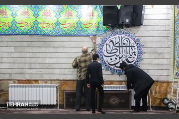 غبارروبی مسجد سیدالشهدا محله نازی آباد 9