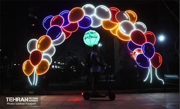 جشنواره نور تهران در بوستان ملت 5