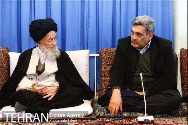 دیدار شهردار تهران با آیت الله العظمی علوی گرگانی  6