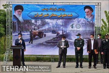 رزمایش ضدعفونی معابر سازمان بسیج شهرداری تهران 17
