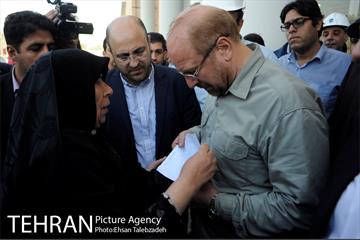 بازدید شهردار تهران از پایانه خط 6 مترو تهران 7