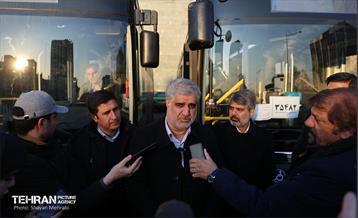 آغاز فعالیت اتوبوس‌های برقی جدید در ۳ خط اتوبوسرانی تهران  39