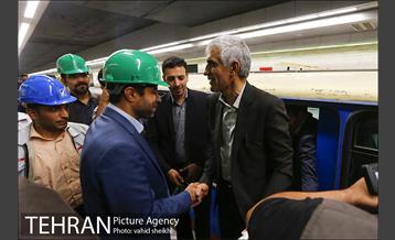 بازدید شهردار تهران از خط ۷ مترو  21
