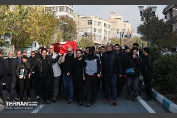 تشییع پیکر خبرنگار فقید مهدی علیرضایی 6