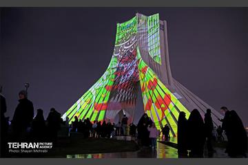 نور افشانی در شب سالگرد پیروزی انقلاب اسلامی - 2 32