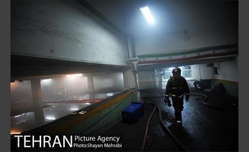 آتش سوزی در ساختمان برق حرارتی 41