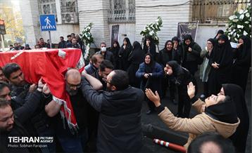 تشییع پیکر خبرنگار فقید مهدی علیرضایی 43