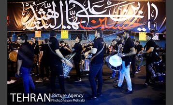 شور حسینی در خیابان گرگان 40