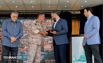 رونمایی از سردیس سردار شهید احمد متوسلیان 12