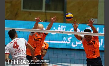 دیدار تیم‌های والیبال سایپا تهران و شهرداری ارومیه