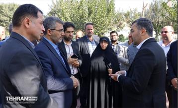 بازدید مدیران شهری از پروژه باغ راه حضرت فاطمه(س) 21