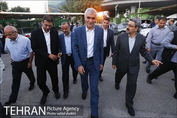 بازدید شهردار تهران از پروژه های عمرانی شهر تهران 1