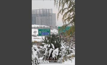 بارش برف در تهران 3