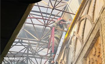 حریق در بازار تجریش 6