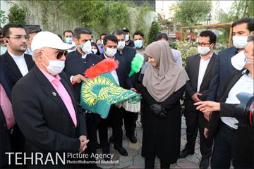 بازپیرایی بوستان قمربنی هاشم(ع)در شب میلاد امام رضا(ع) 6