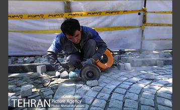 خیابان سی تیر، سنگ فرش می شود  12