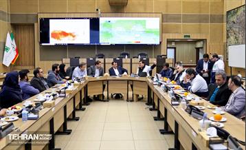 حضور مدیرکل سرمایه انسانی شهرداری تهران در ستاد مدیریت بحران شهرداری تهران 14