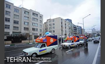 خدمات شهرداری تهران در پایان راهپیمایی یوم الله 22 بهمن 36