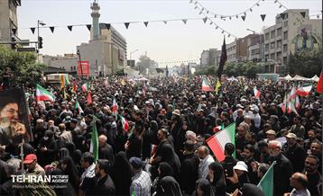 تشییع شهدای اقتدار ملی در تهران - 3  45