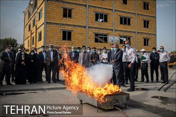 آئین رونمایی از تجهیزات جدید سازمان آتش نشانی شهرتهران  8