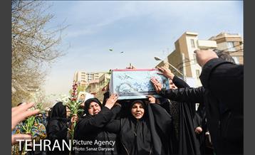 تشییع پیکر مطهر دو شهید گمنام 10