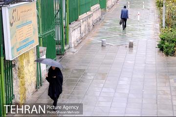 بارش باران پاییزی در تهران 24