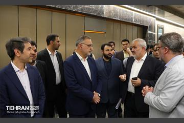 بازدید شهردار تهران از پروژه خط ۶ مترو پایتخت