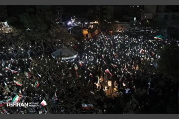 عزاداری هفتمین شب شهادت رهبر انقلاب در میدان دوم نازی آباد 12