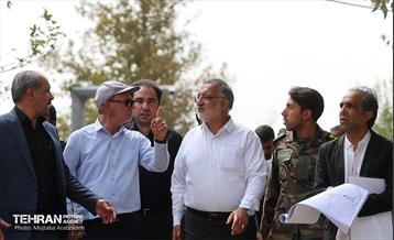 بازدید سرزده شهردار تهران از پروژه‌های عمرانی 17