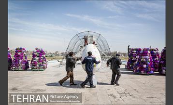 آماده سازی میدان آزادی در آستانه نوروز ۹۸ 18