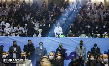 تشییع دو شهید گمنام دفاع مقدس در وزارت ورزش و جوانان 16